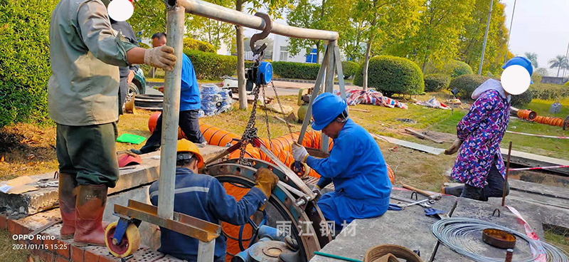 生物池曝氣主管維修配件工程項目